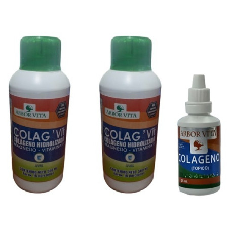 Colag´Vit (colageno hidrolizado magnesio+vitamina e) fco*500ml x 2 ...