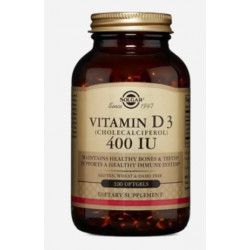 Vitamina D3 400 IU (SOLGAR)...